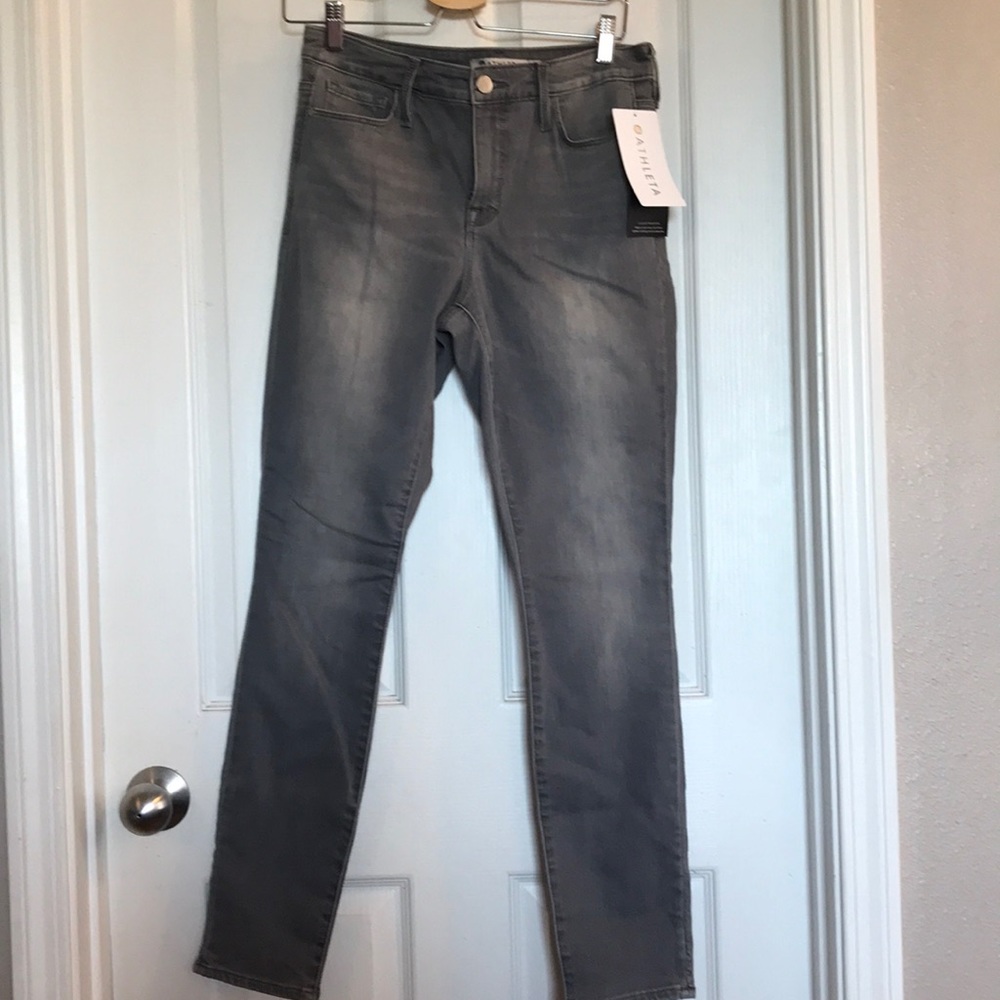 Gray athleta skinny jeans